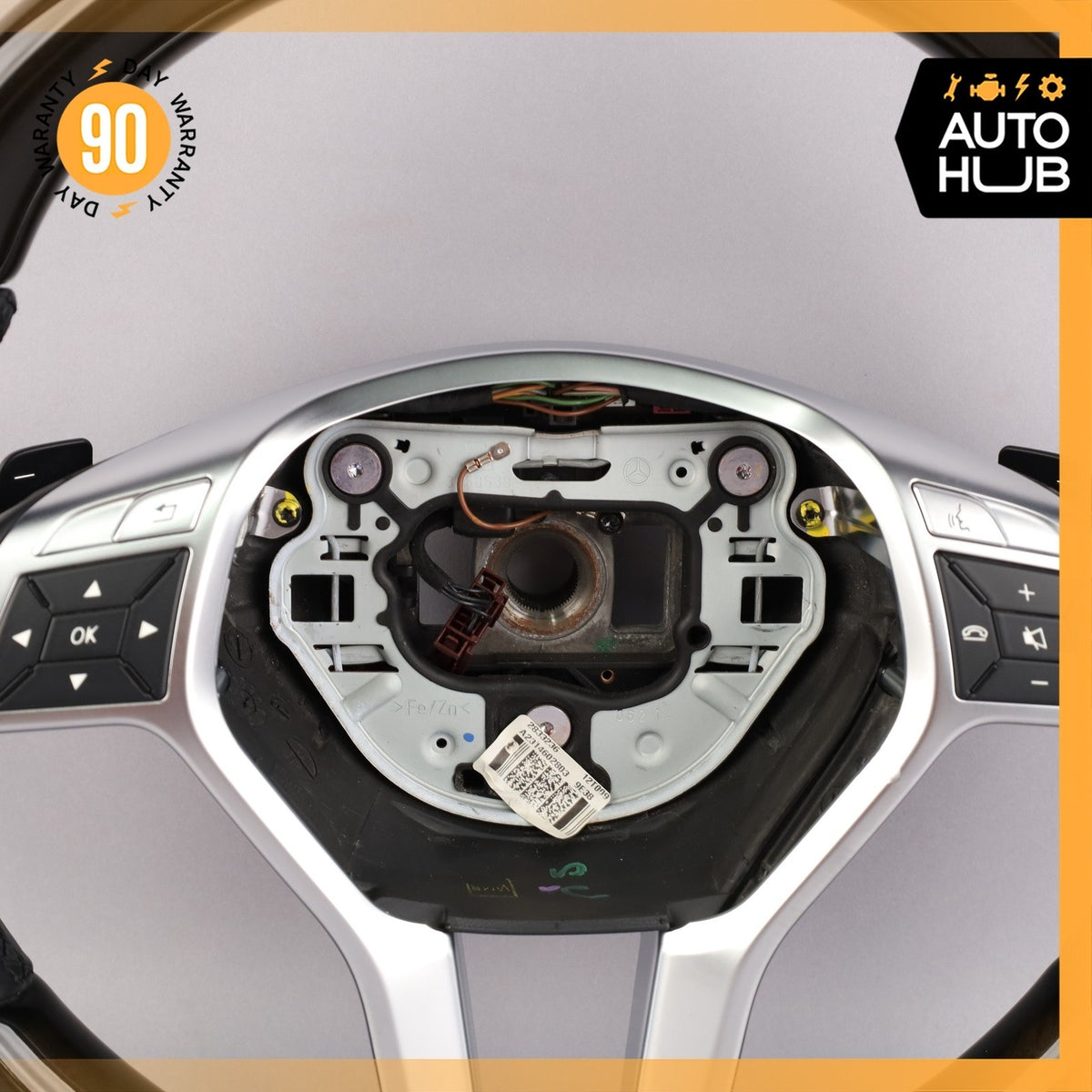 12-18 Mercedes R231 SL400 SL550 Steering Wheel Flat Bottom w/Paddle Shifters OEM - photo 10