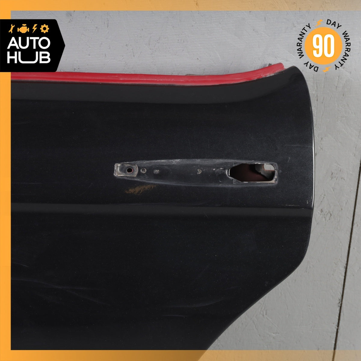 83-91 Bentley Eight / RR Silver Spirit Rear Left Side Door Shell Black OEM 56k - photo 3