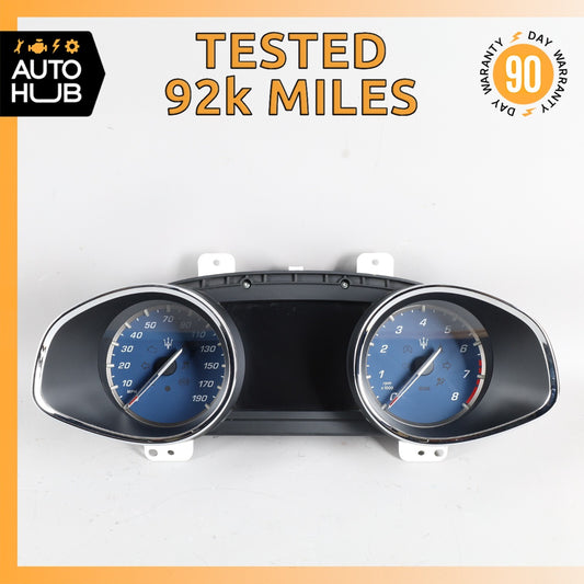 2014 Maserati Quattroporte S Q4 M156 3.0L Instrument Cluster Speedometer OEM 92k - photo 1