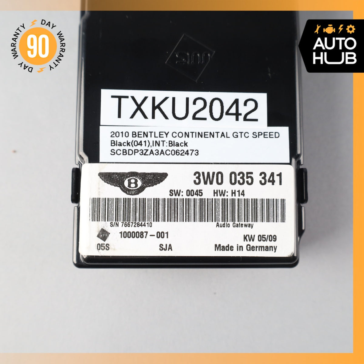 09-12 Bentley Continental GTC Speed Interface Control Module OEM 83k - photo 8
