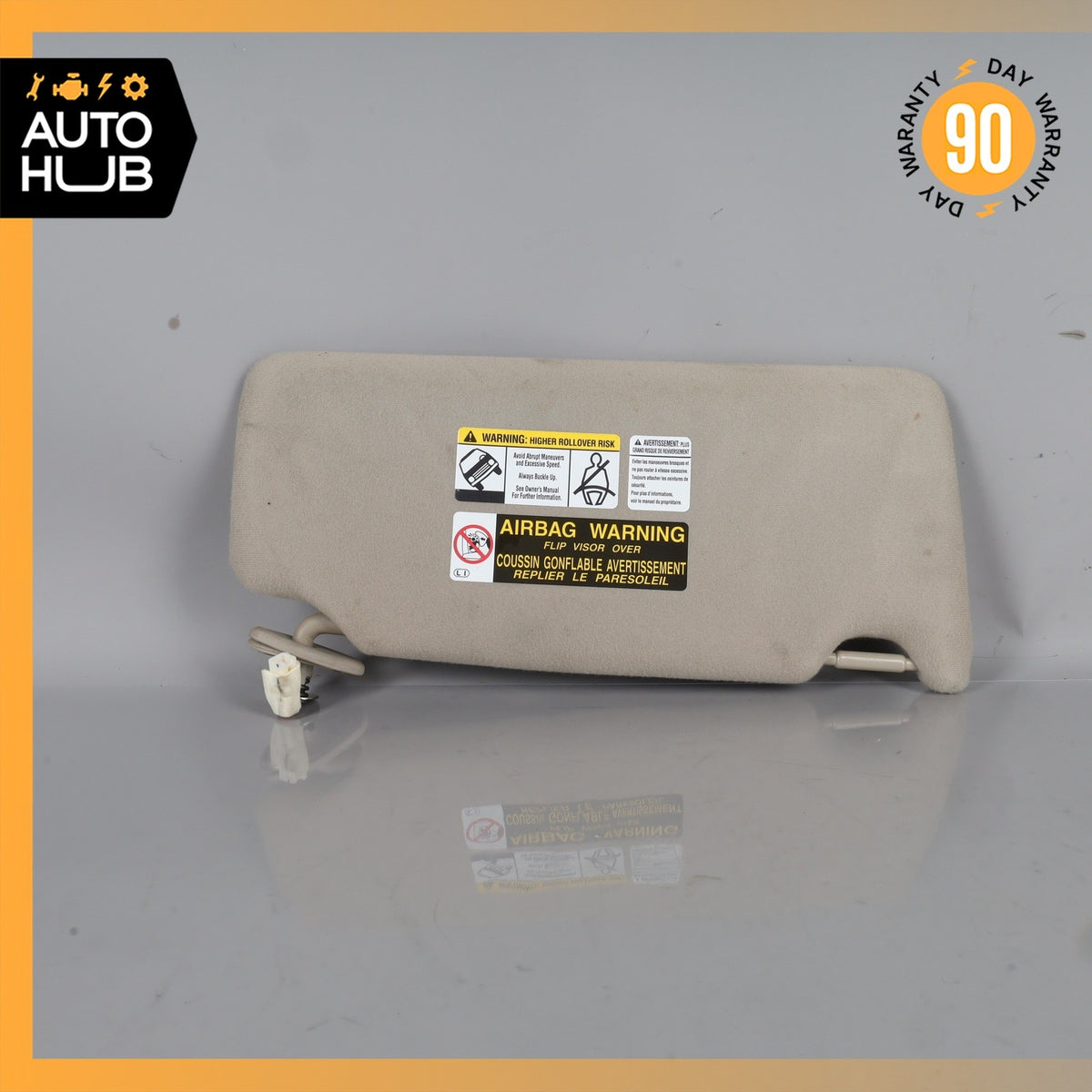 07-09 Lexus XU30 RX400H RX350 Left Side Sunvisor Sun Visor OEM - photo 8