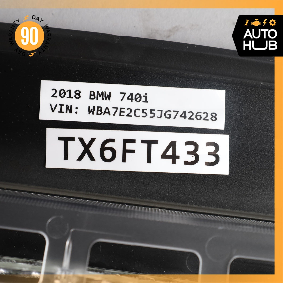 BMW G12 740i Trunk 3rd Third Brake Stop Light Lamp 63257342972 OEM - photo 11