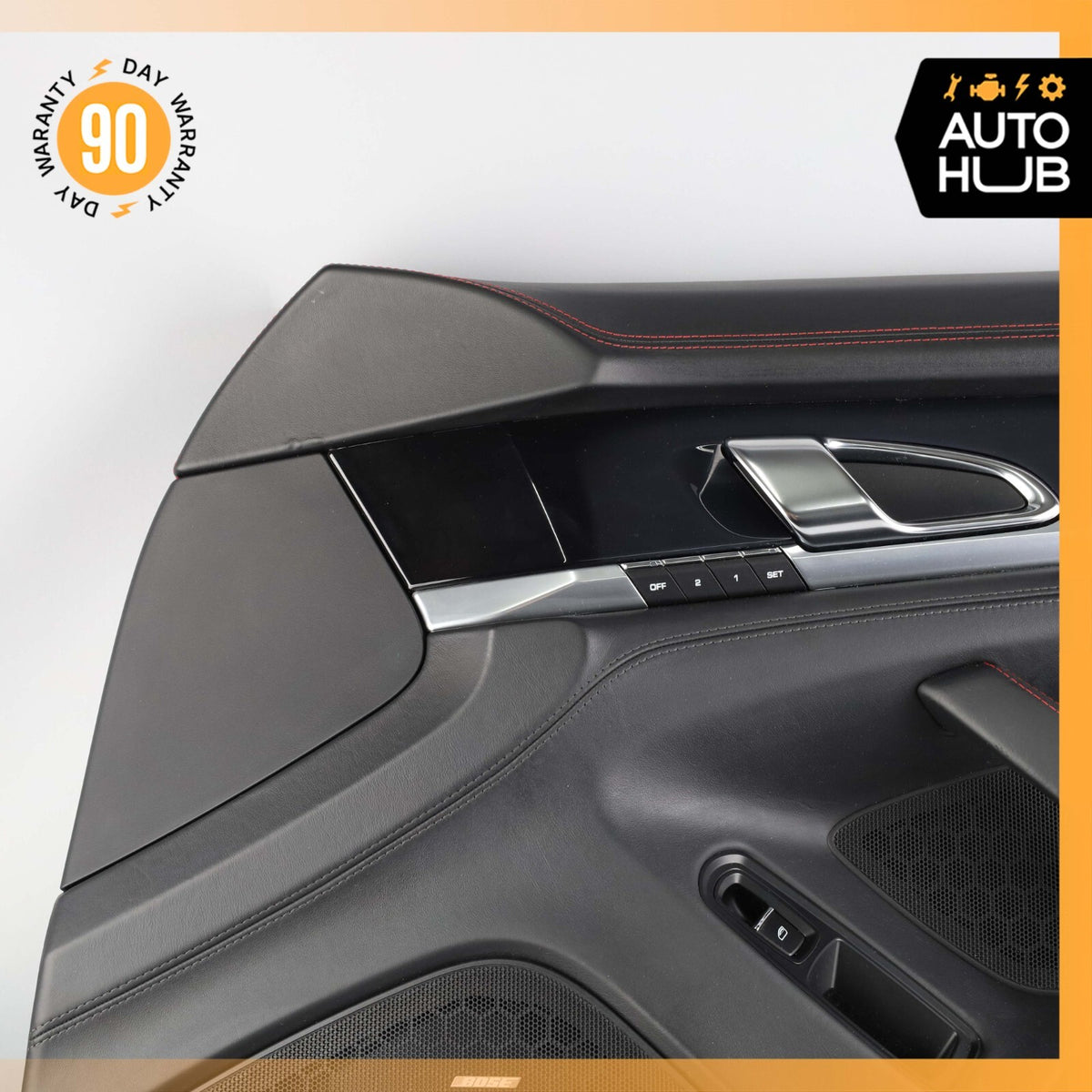 10-16 Porsche Panamera 970 GTS Front Right Interior Door Panel Leather Suede OEM - photo 3