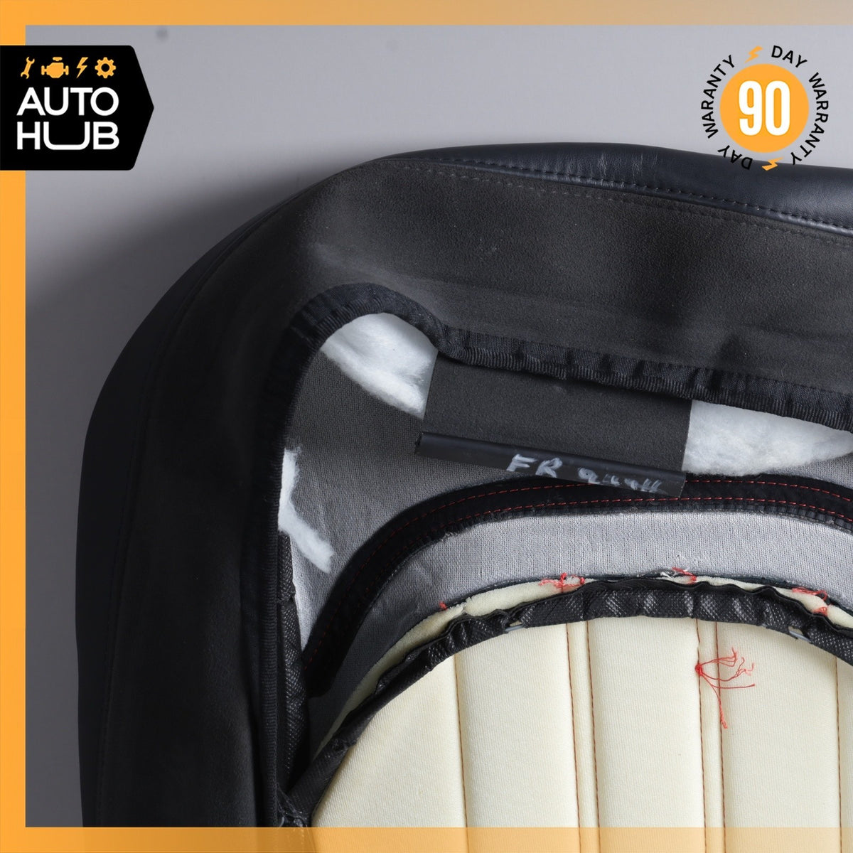 14-17 Maserati M156 Quattroporte Front Right Lower Bottom Seat Cushion Skin OEM - photo 8