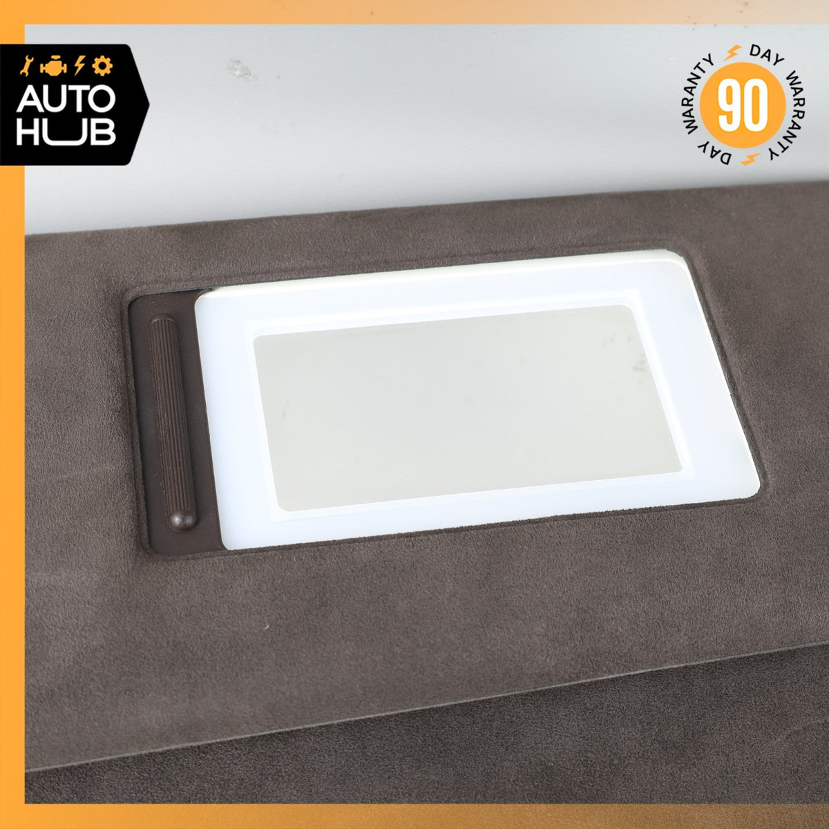 11-18 Porsche Cayenne 958 Sun Visor Sunvisor Left Side Suede Brown OEM - photo 17