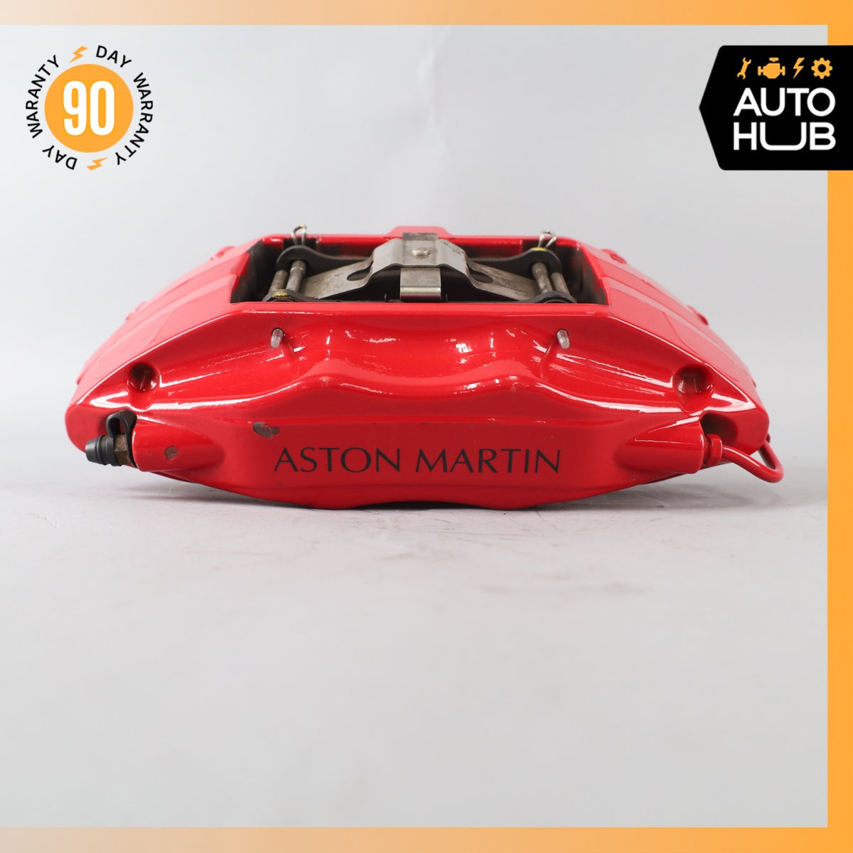 03-04 Aston Martin DB7 Vantage Front Brake Caliper Set Red 28124629AA OEM 35k - photo 4