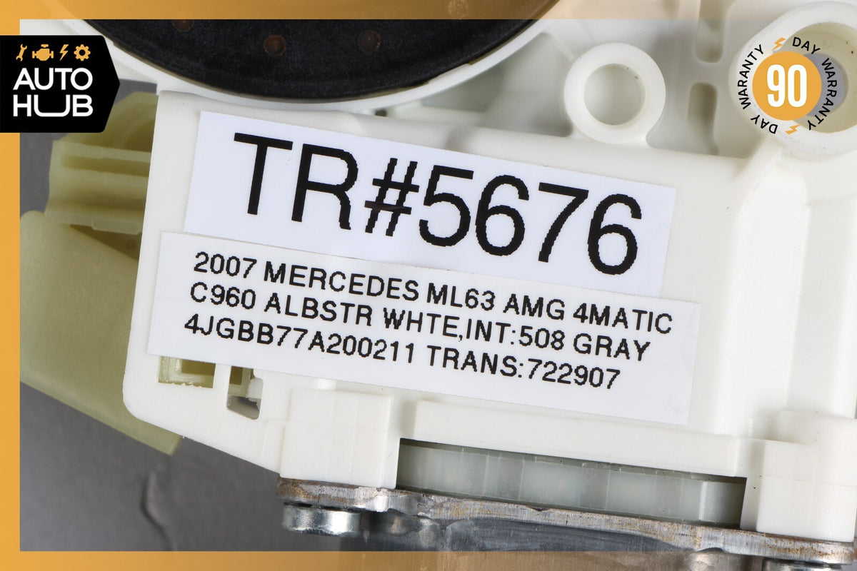 06-13 Mercedes W164 ML63 R350 GL450 Window Regulator Motor Front Left Side OEM - photo 9