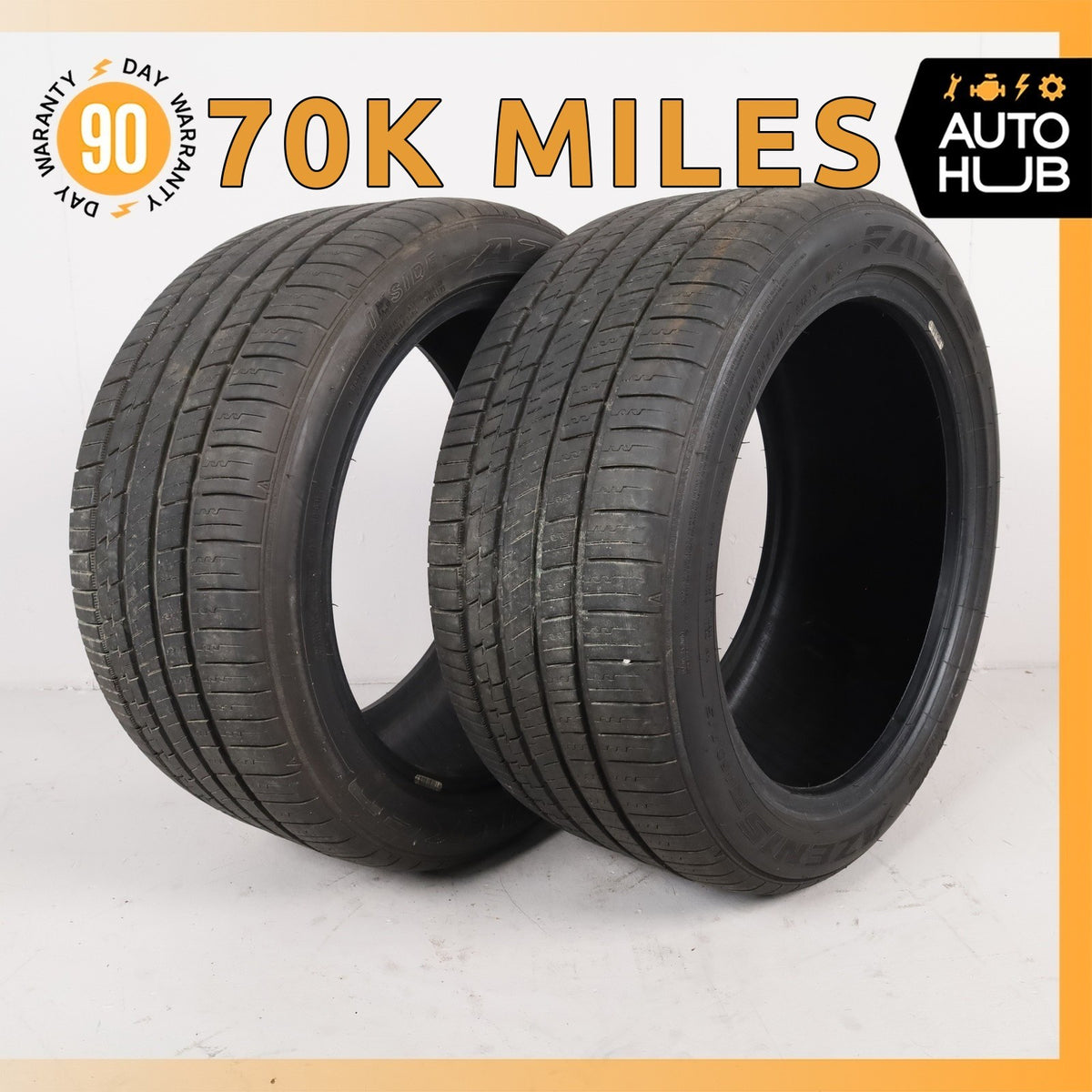 255/40ZR17 Falken Azenis FK460 AS 255 40 17' 98Y 8/32" Tire Set of 2 - photo 1
