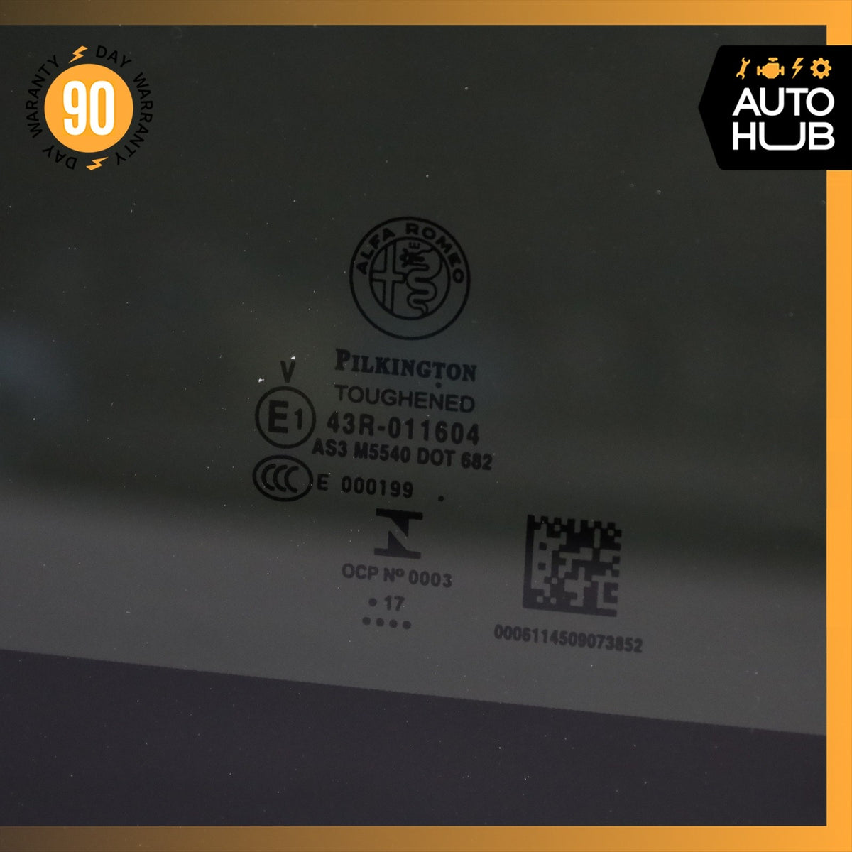 17-26 Alfa Romeo 949 Stelvio Front Panoramic Roof Glass 77368215 OEM 72k - photo 9