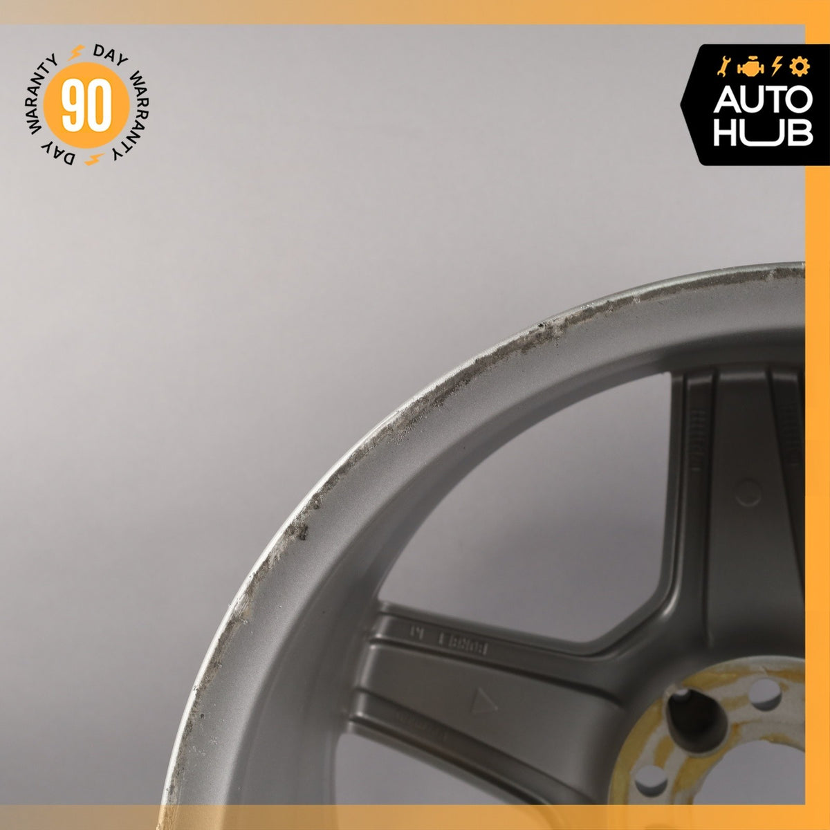 Mercedes W211 E350 E55 CLS55 AMG 9 x 18 18" Rear Wheel Rim 2114016702 OEM - photo 10