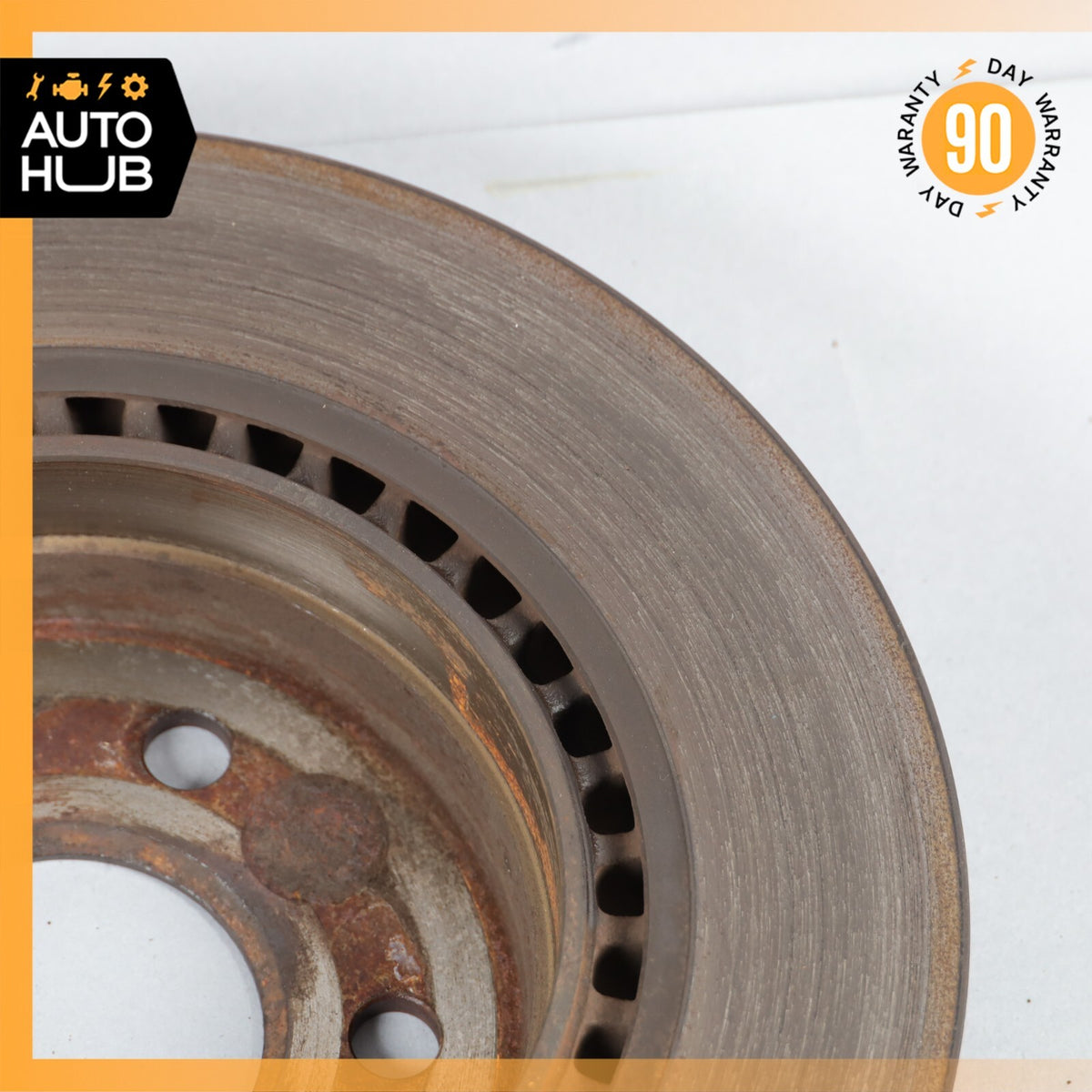 08-17 Mercedes W207 E350 E400 C350 Rear Brake Rotor Left and Right Set OEM - photo 16