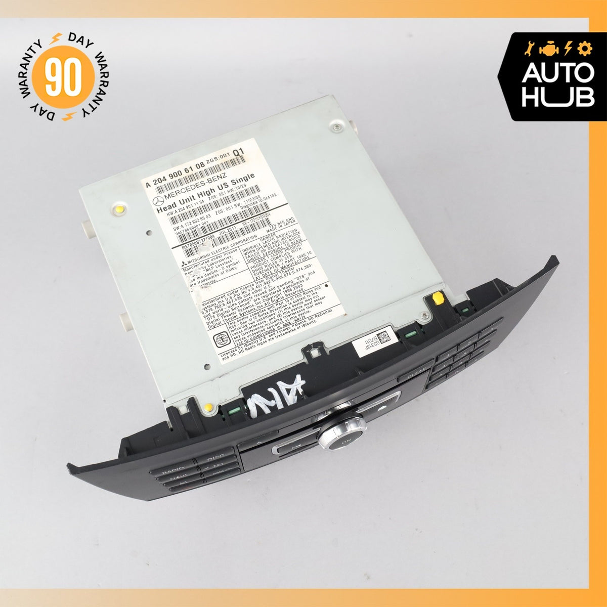 Mercedes W204 C250 C63 AMG C300 Navigation Command Head Unit DVD CD Audio OEM - photo 4
