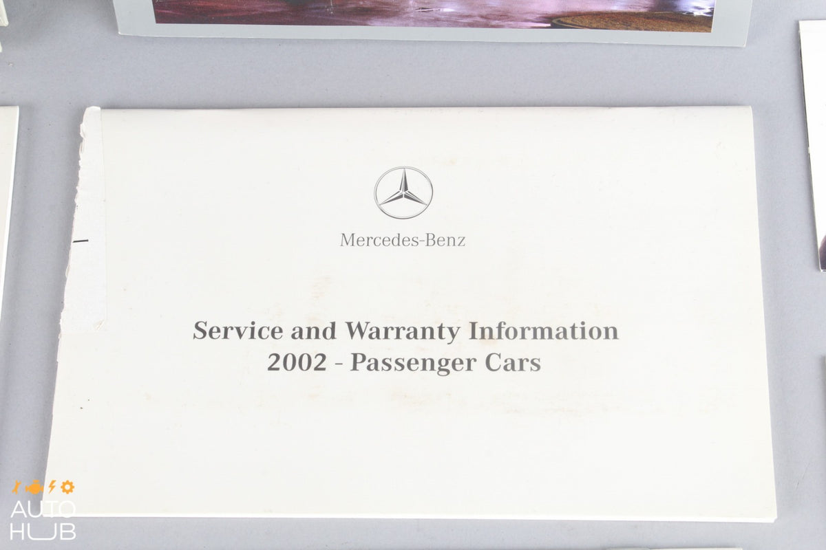 2002 Mercedes-Benz W211 E320 Owner's Operator's Manual Book Assembly OEM - photo 7