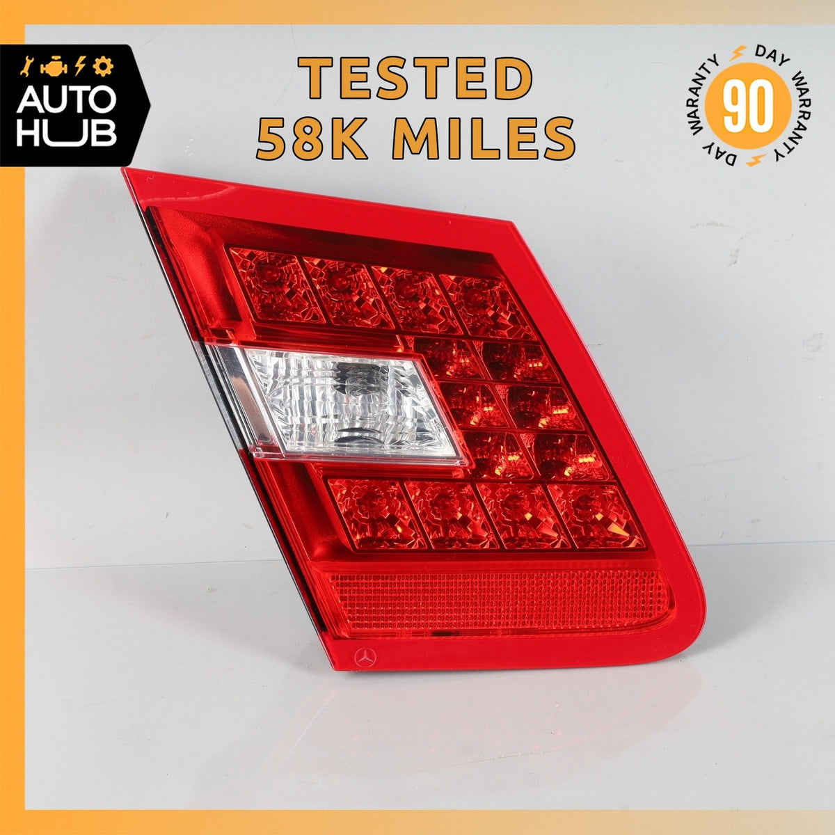 10-13 Mercedes W212 E350 E400 E550 Inner Tail Light Lamp Rear Left Side OEM 58k - photo 1