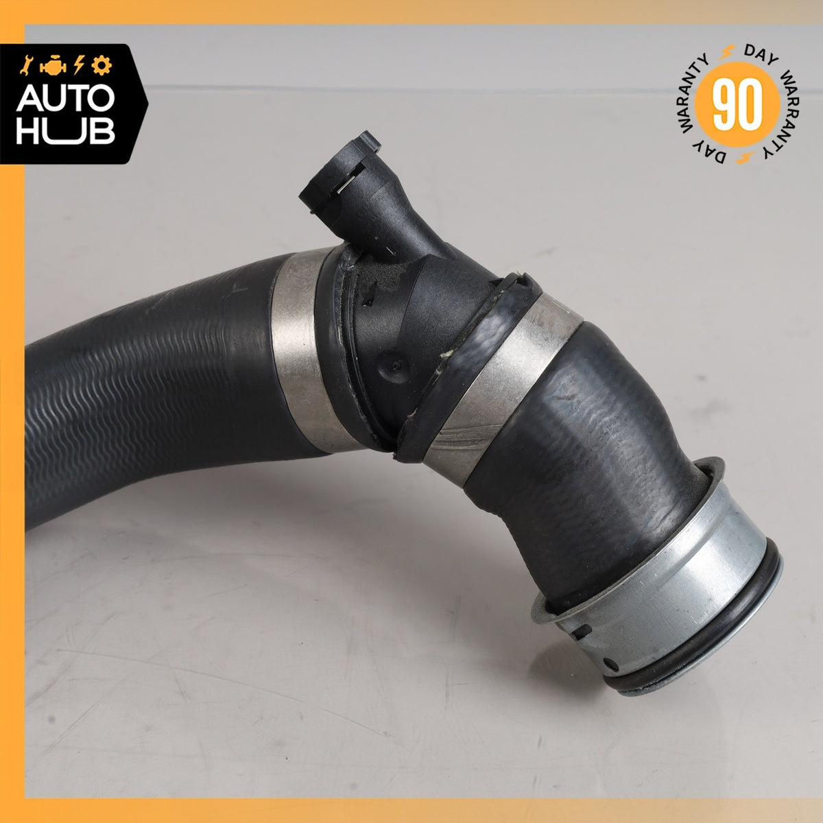 07-09 Mercedes W211 E350 RWD PZEV Upper Radiator Cooling Hose Pipe OEM - photo 2