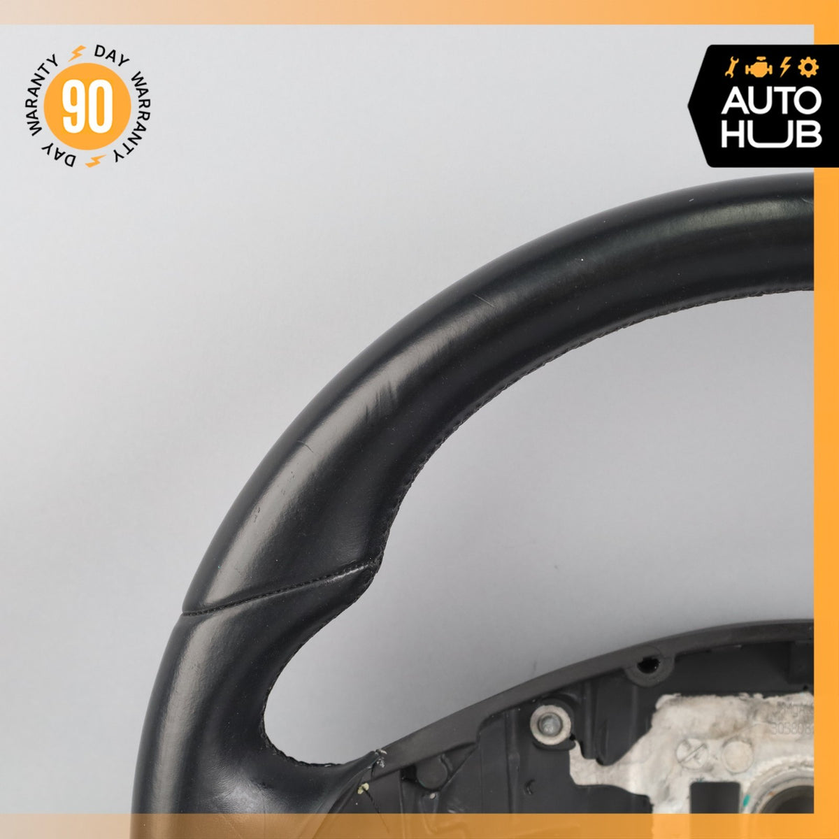 Tesla Model S Steering Wheel Flat Bottom 100527900D OEM 63k - photo 3