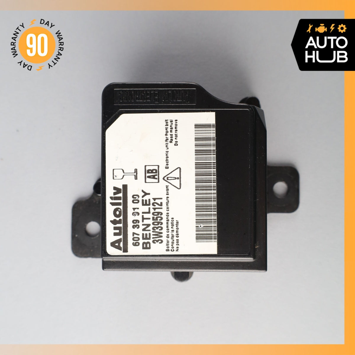 03-10 Bentley Continental GTC GT Safety Bag Sensor SRS Control Module OEM - photo 7