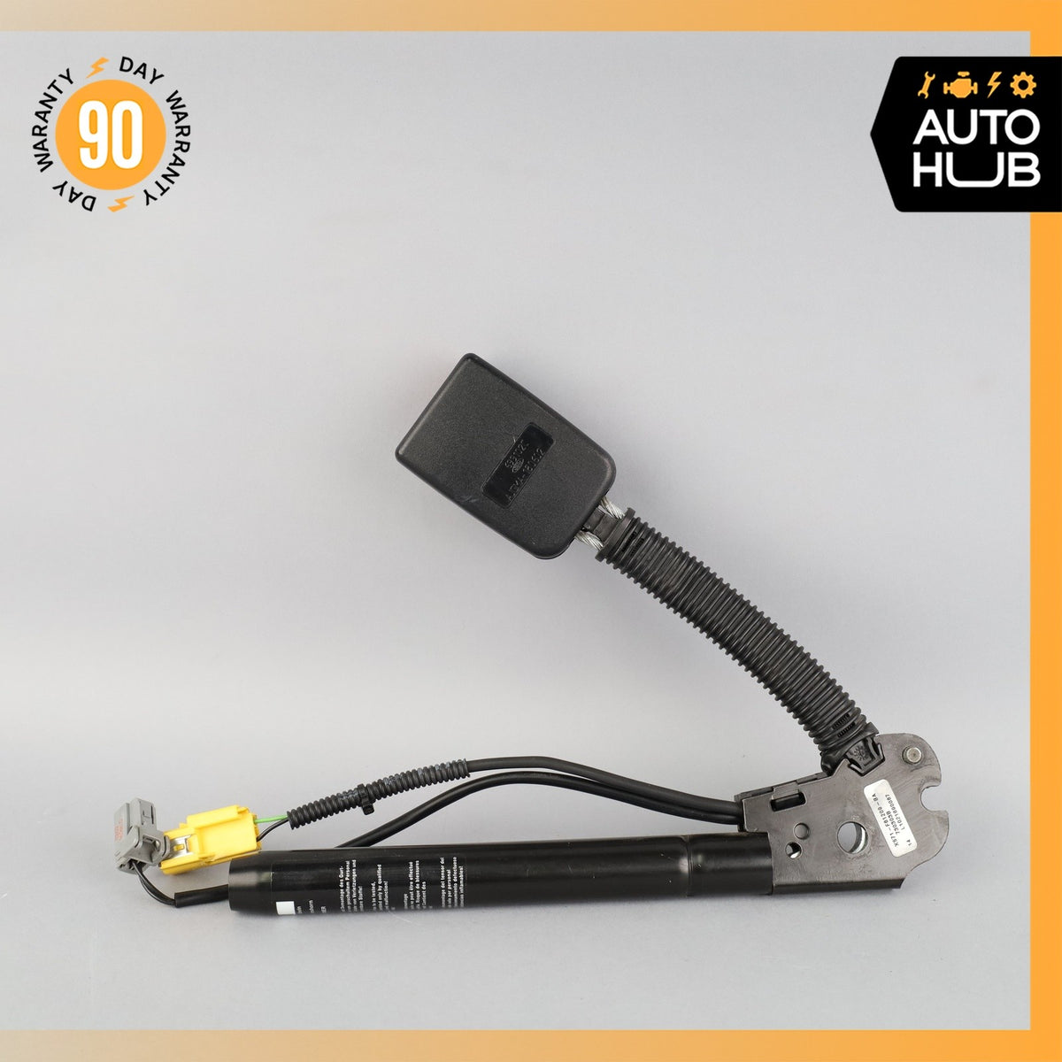 00-04 Aston Martin DB7 Vantage Front Left Seat Belt Buckle Black OEM 38k - photo 6
