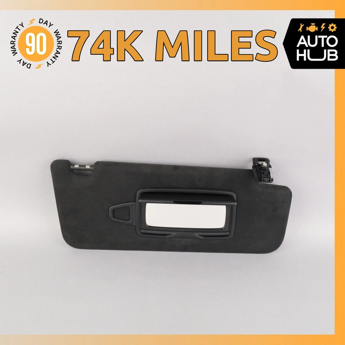 15-21 Mercedes W217 S550 S600 Coupe Right Side Sunvisor Sun Visor Suede OEM 74k - photo 1