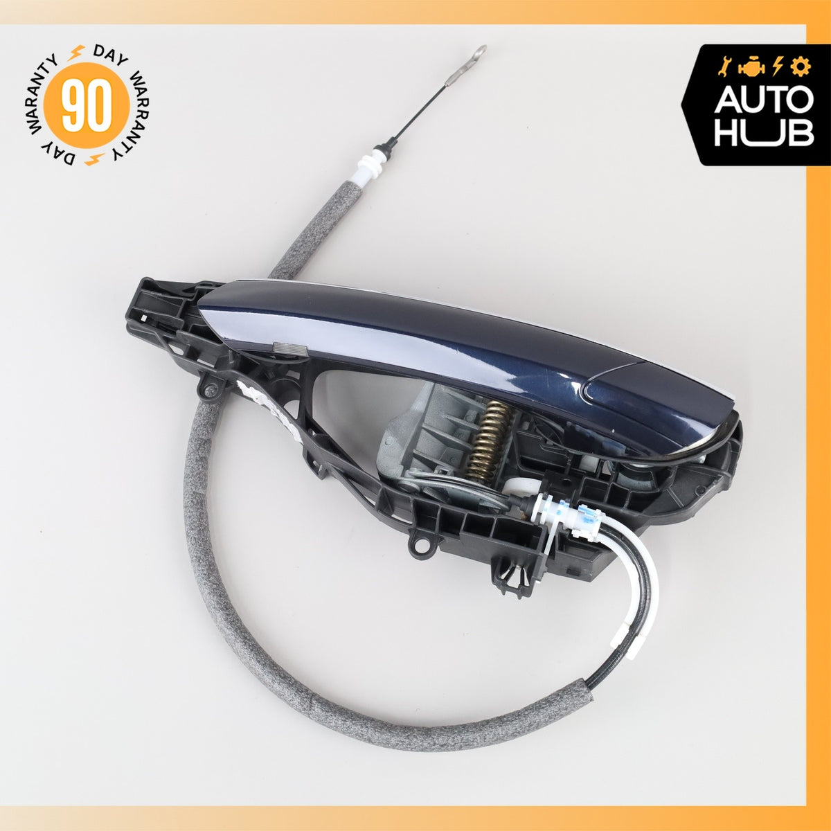 BMW G12 740Li Front Left Exterior Door Handle w/ Keyless Go Blue OEM - photo 3