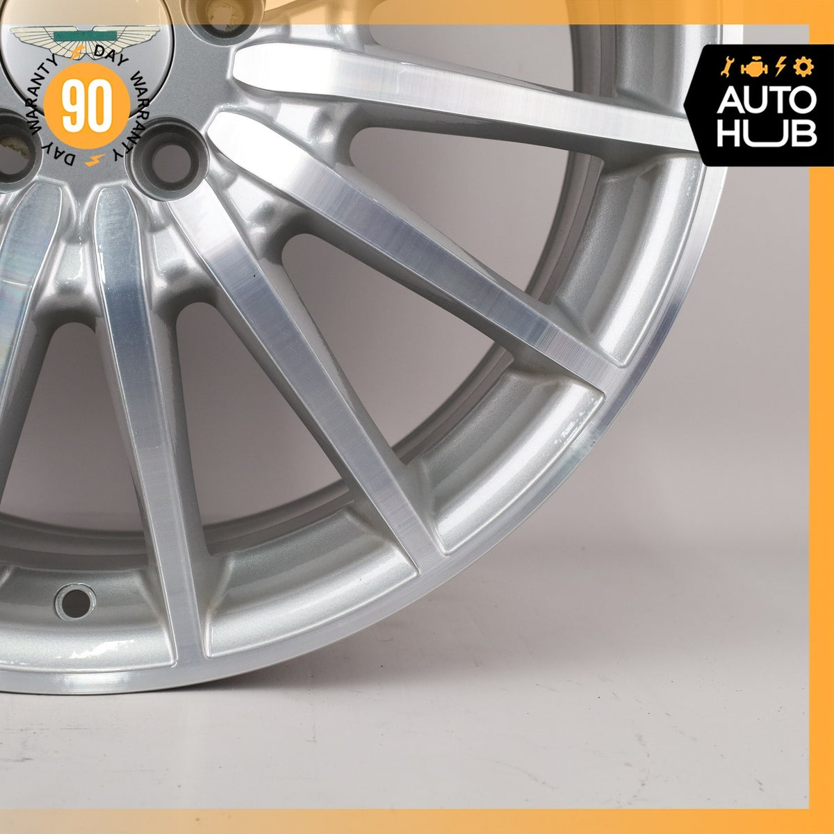Aston Martin DB9 8.5 x 19 19" Front Wheel Rim Silver 4G431007FA OEM - photo 6