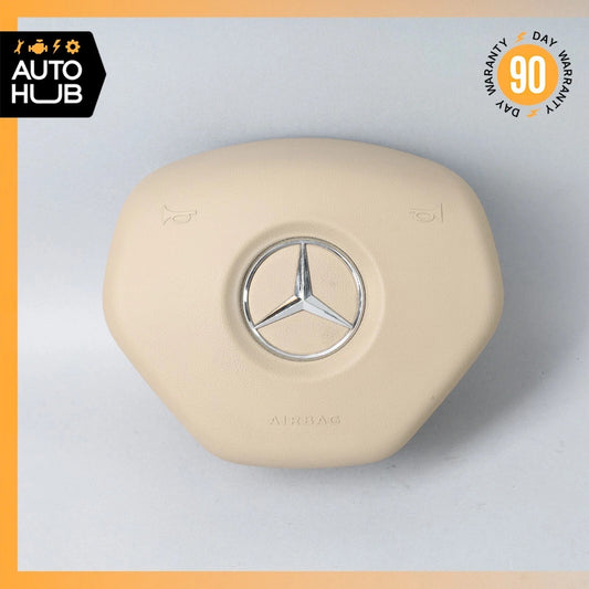 12-17 Mercedes W212 E250 C250 CLS550 Driver Steering Wheel Airbag Beige OEM - photo 1