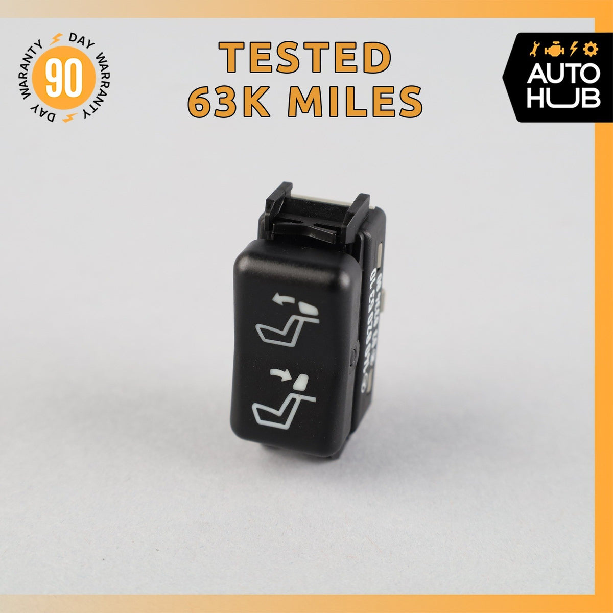 92-99 Mercedes W140 CL600 S600 Rear Left Seat Folding Power Switch Button OEM - photo 1