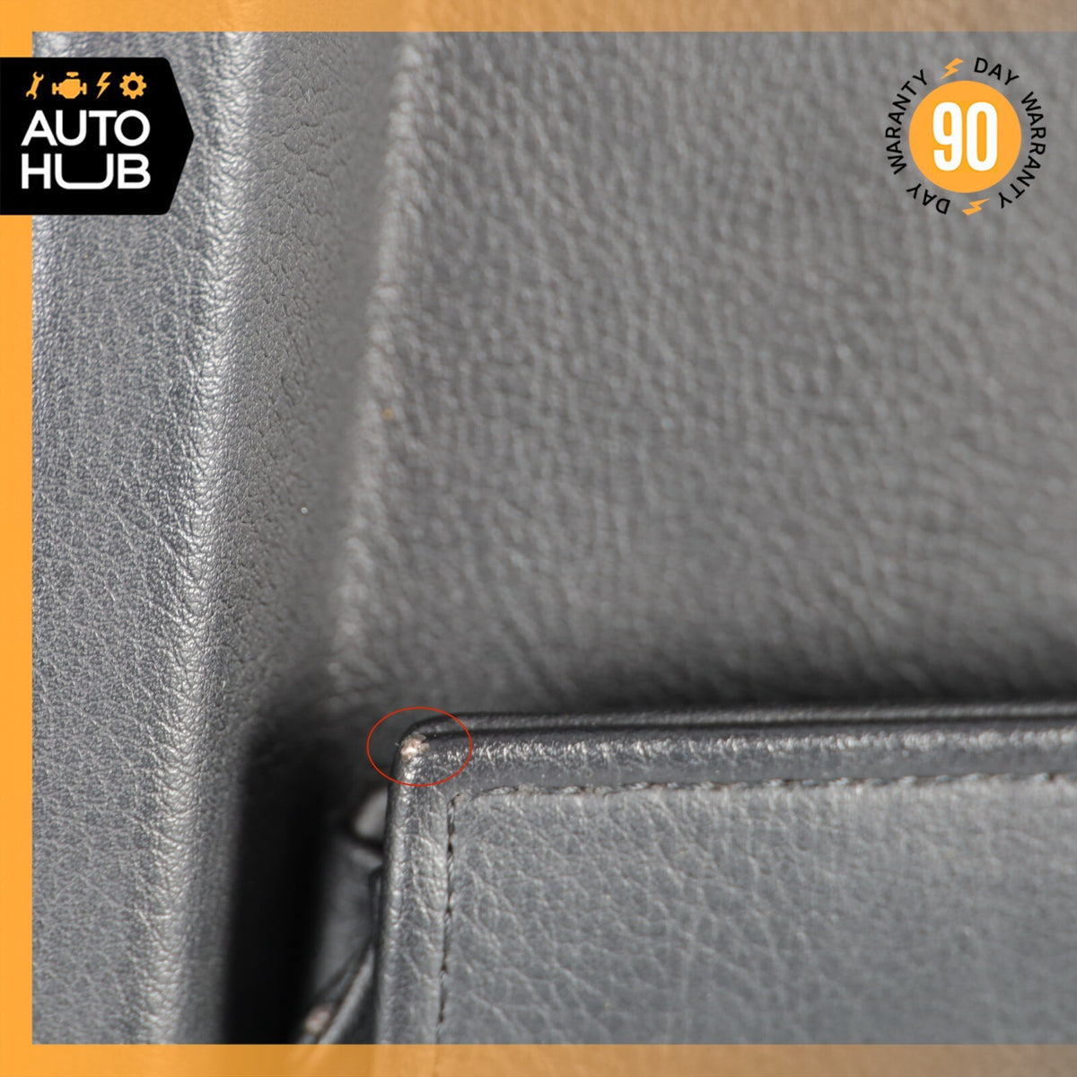 03-08 Maserati Quattroporte Back Panel Seat Cover Front Left or Right Side OEM - photo 6