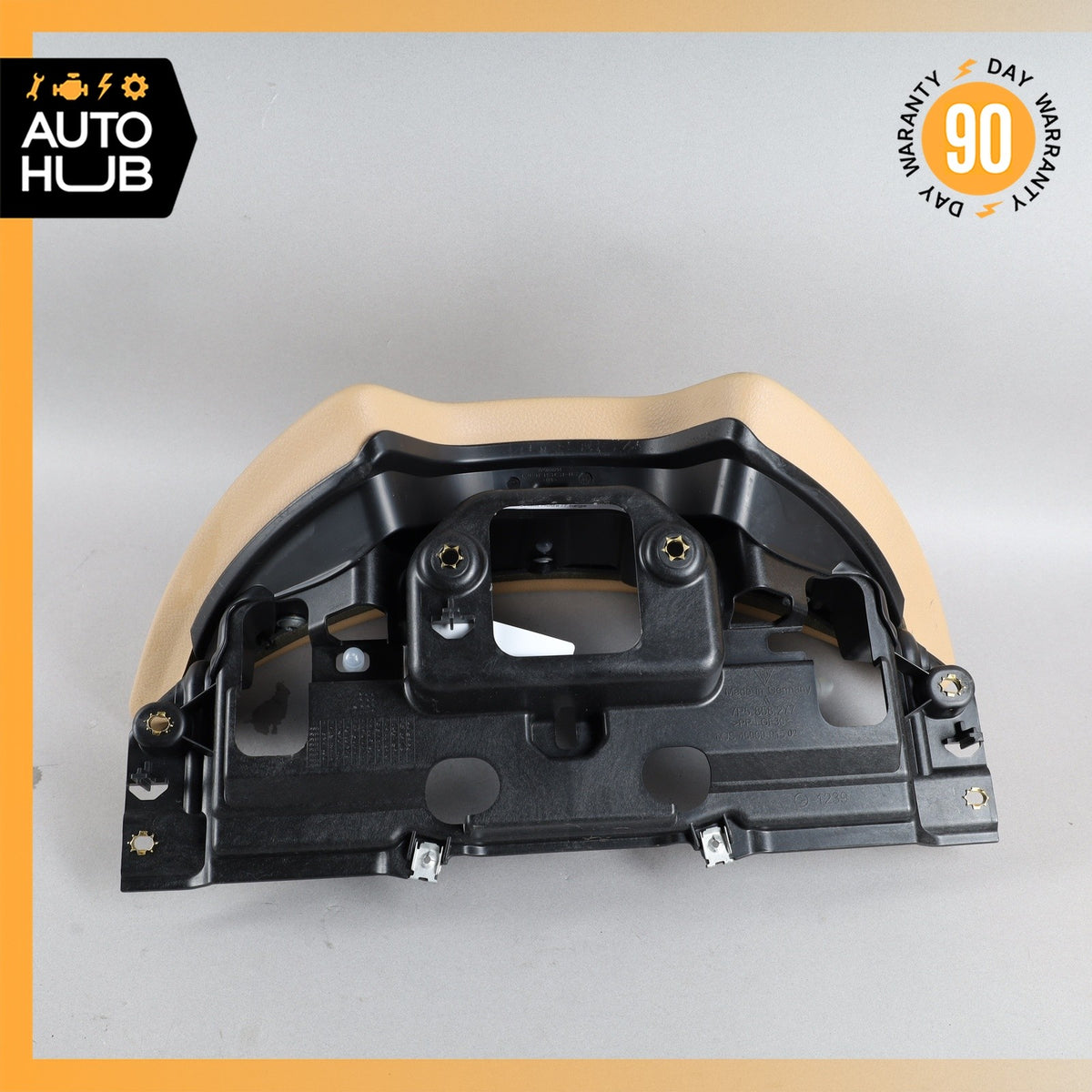 11-18 Porsche Cayenne 958 Upper Dashboard Dash Board Cluster Cover Beige OEM - photo 14