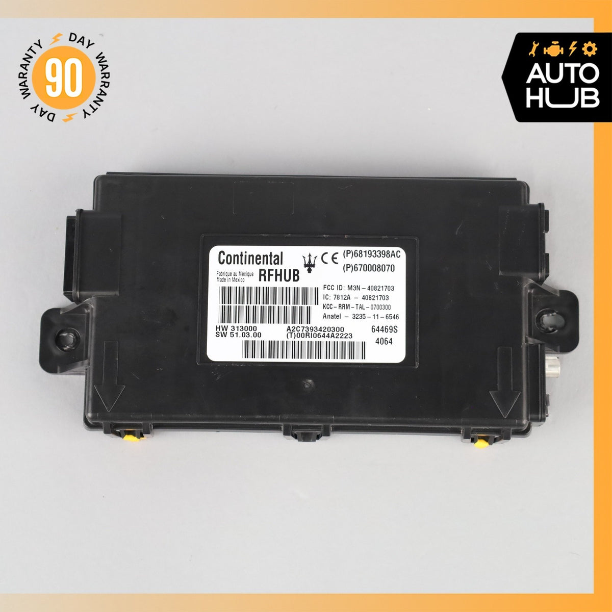 14-17 Maserati Quattroporte M156 GTS Keyless Entry RF Hub Control Module ECU OEM - photo 8