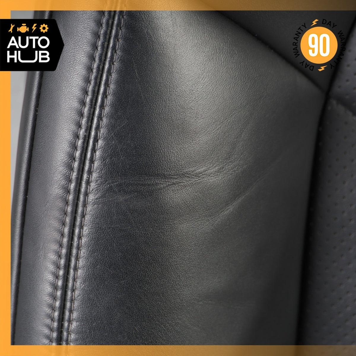 15-18 Porsche Macan 95B Front Right Side Seat Upper Cushion Leather Black OEM - photo 11