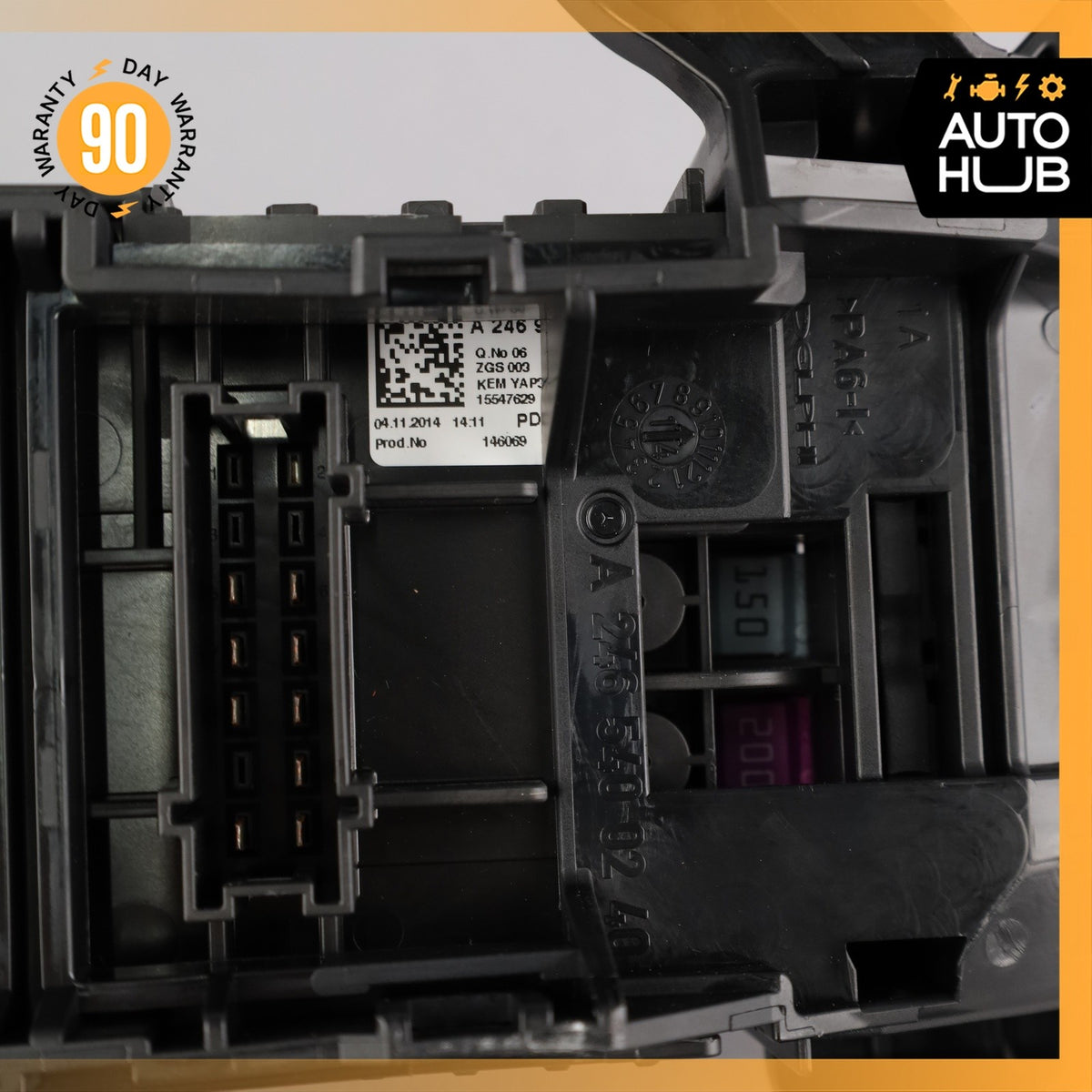 Mercedes W117 CLA250 Right Dashboard Relay Terminal Fusebox Fuse Box OEM - photo 12