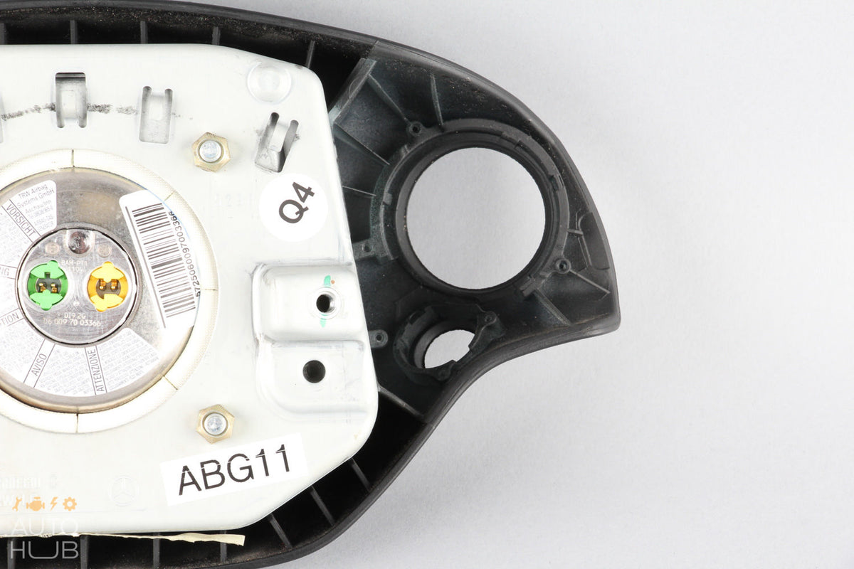 07-10 Mercedes W221 S550 CL550 S63 AMG Steering Wheel Airbag Air Bag Black OEM - photo 7
