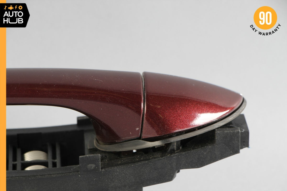 03-09 Mercedes W211 E350 E320 E500 Exterior Door Handle Rear Left Side Red OEM - photo 6