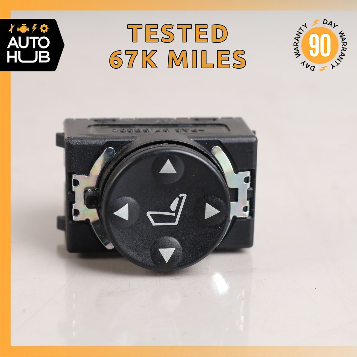 06-17 BMW E90 328i 650i X3 Left Seat Lumbar Regulator Switch 8352291 OEM - photo 1