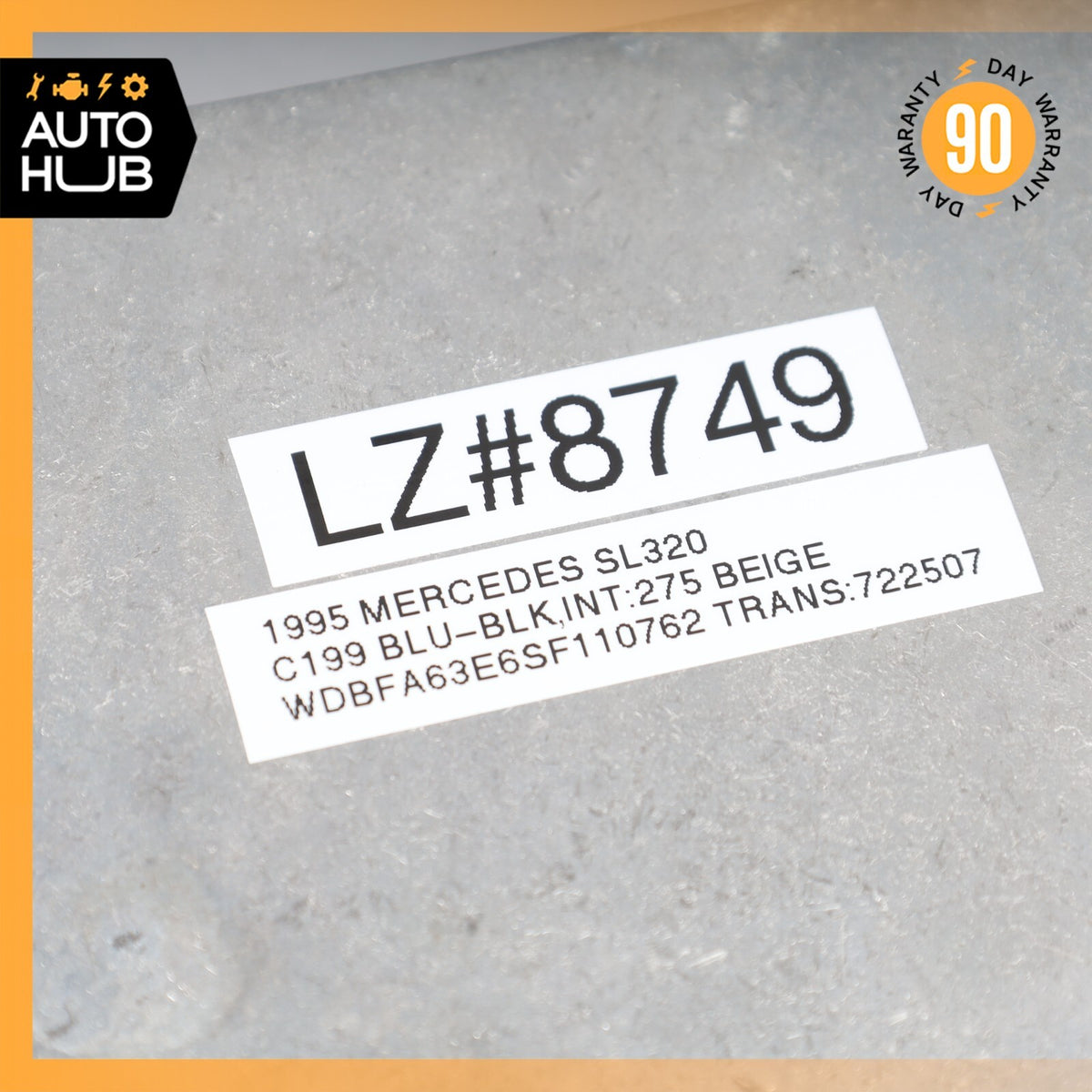 90-95 Mercedes R129 SL320 SL500 500SL Convertible Roll Bar Control Module OEM - photo 7