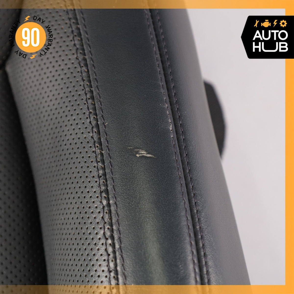 09-12 Mercedes R230 SL550 Top Upper Seat Cushion Right Side Nappa Black OEM - photo 7