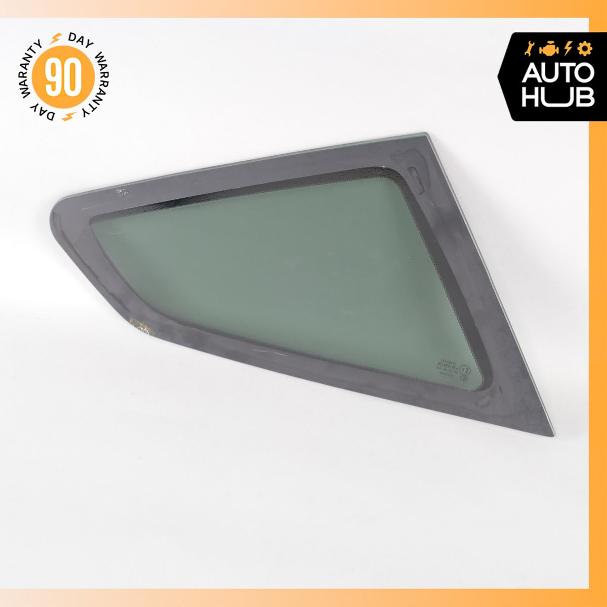 06-17 Aston Martin V8 V12 Vantage Coupe Rear Left Side Quarter Window Glass OEM - photo 6