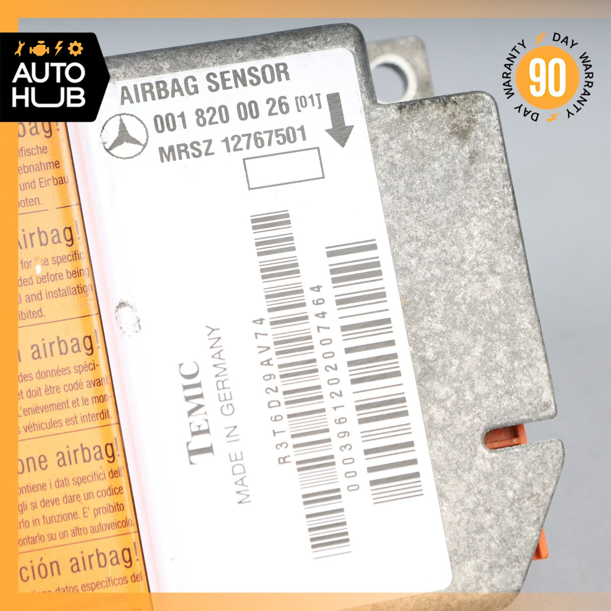 96-02 Mercedes R129 SL500 E420 Airbag Air Bag Sensor SRS Control Module OEM - photo 6