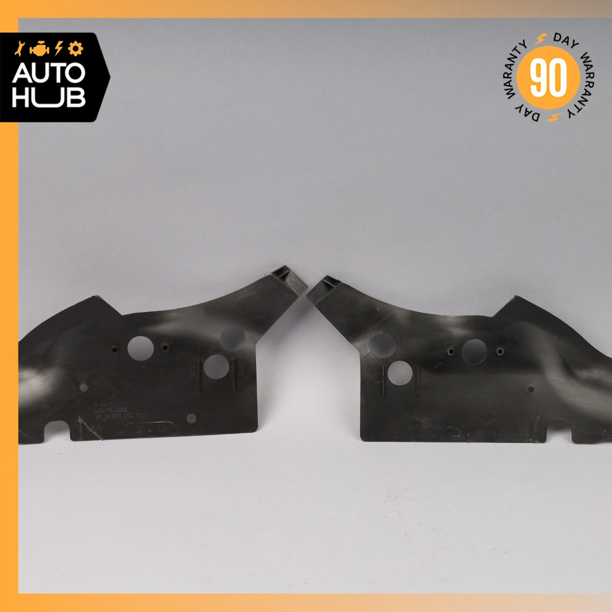 03-08 Mercedes R230 SL500 SL55 Upper Radiator Support Top Cover Set of 2 OEM - photo 8