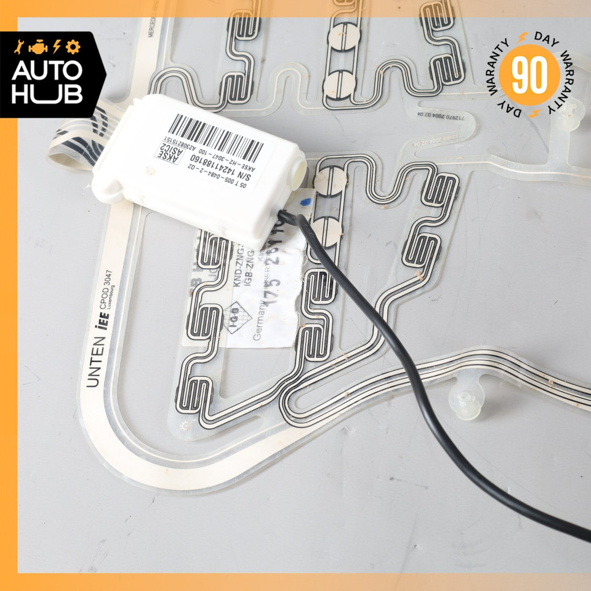 05-08 Mercedes R230 SL500 SL55 AMG Seat Occupancy Sensor Mat SRS 2308215151 OEM - photo 8