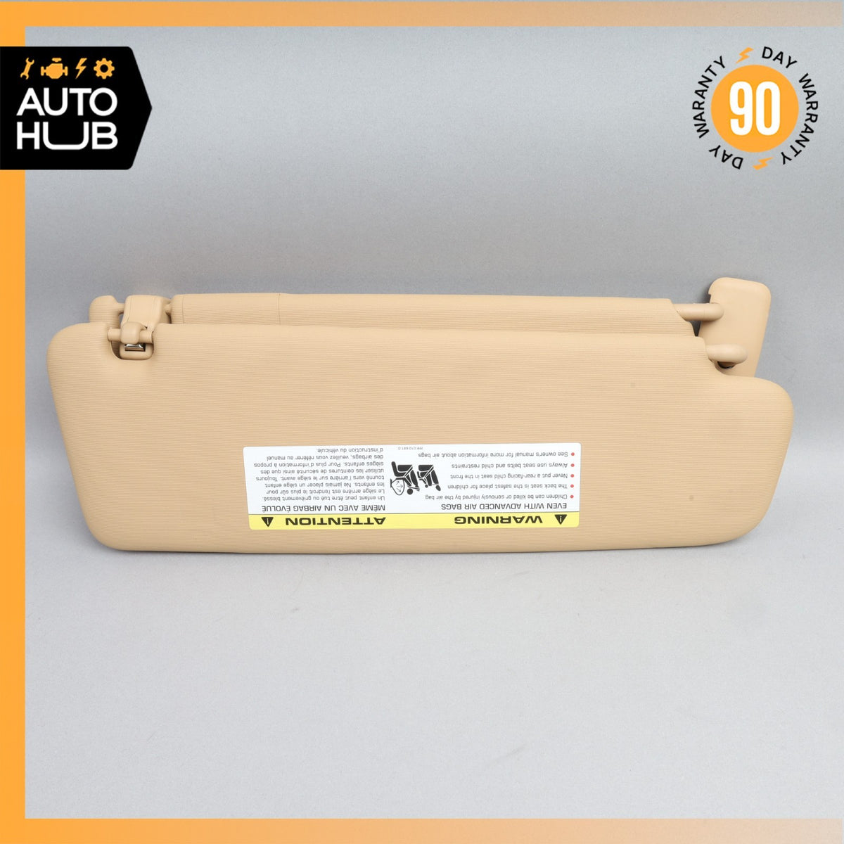 15-18 Porsche Cayenne 958 Sun Visor Sunvisor Front Left Luxor Beige OEM - photo 16
