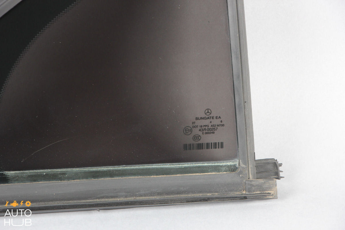 07-13 Mercedes W221 S550 S63 Quarter Window Glass Rear Right Passenger Side OEM - photo 4