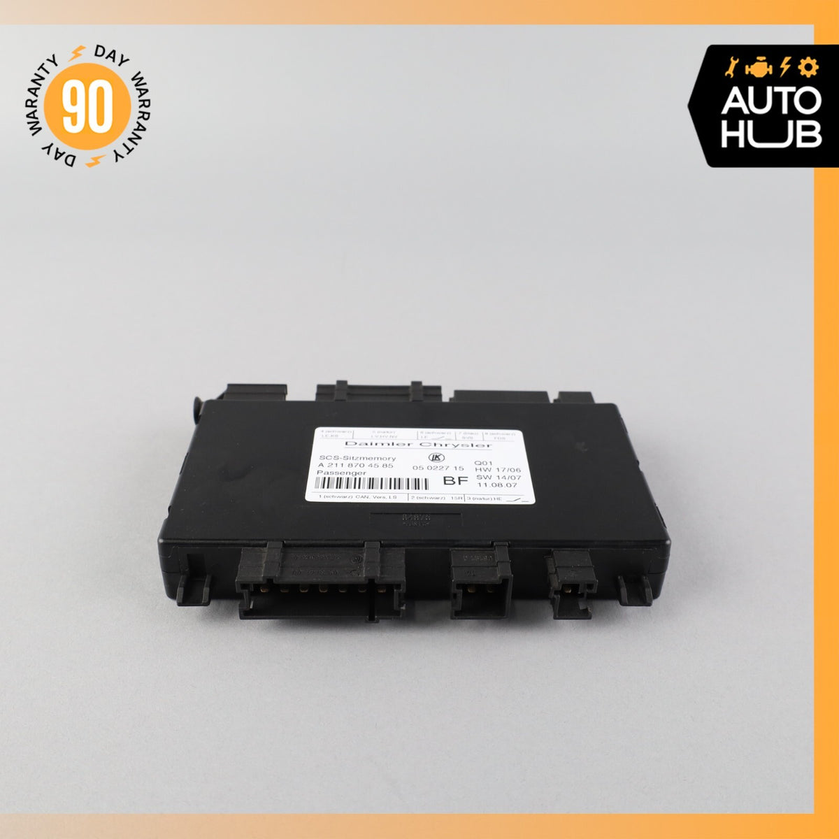 03-12 Mercedes R171 SLK280 E350 Front Right Seat Control Module 2118704585 OEM - photo 5