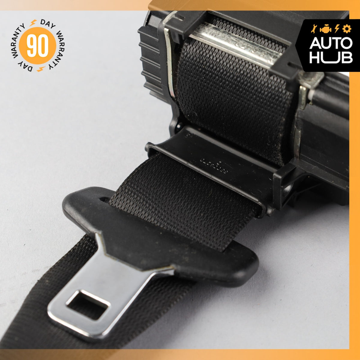 11-14 Mercedes W216 CL550 CL63 AMG Front Left Driver Side Seat Belt Black OEM - photo 10