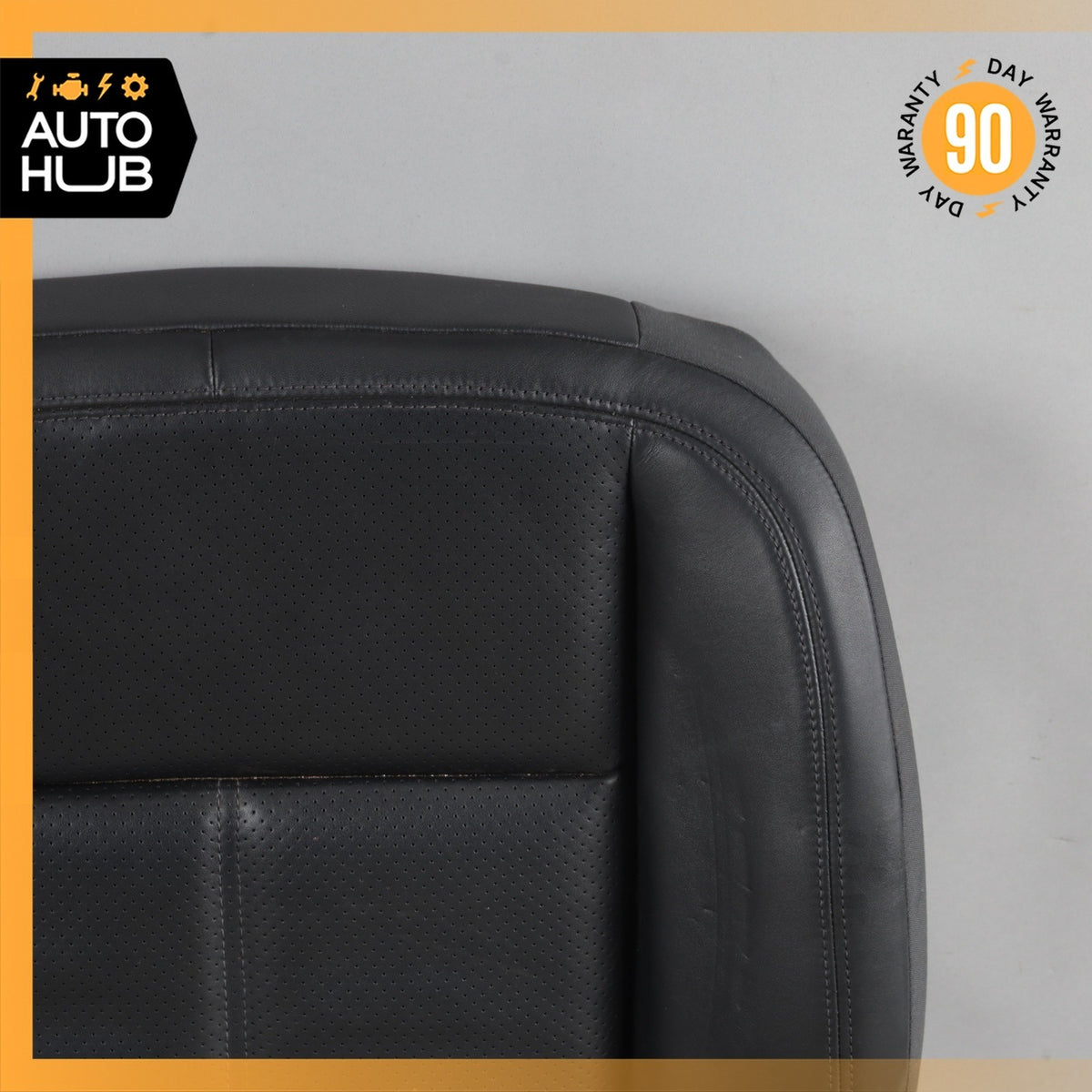 15-18 Porsche Macan 95B Front Left Lower Bottom Seat Cushion Leather Black OEM - photo 4