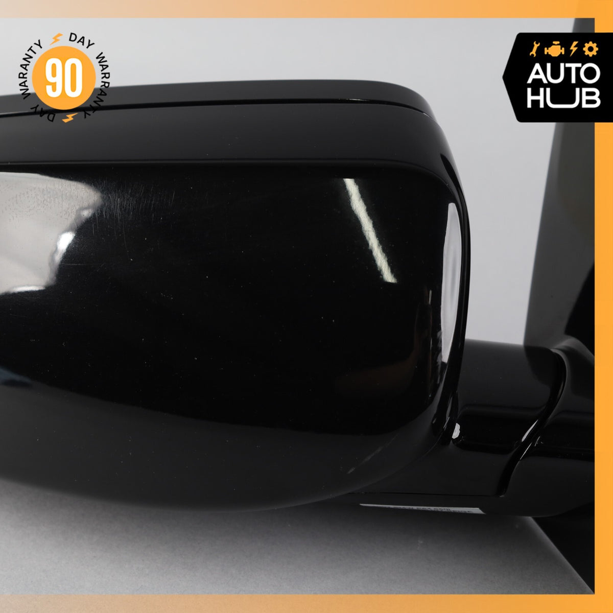 06-10 BMW E64 650i Right Passenger Side Rear View Door Mirror Jet Black OEM 71k - photo 9