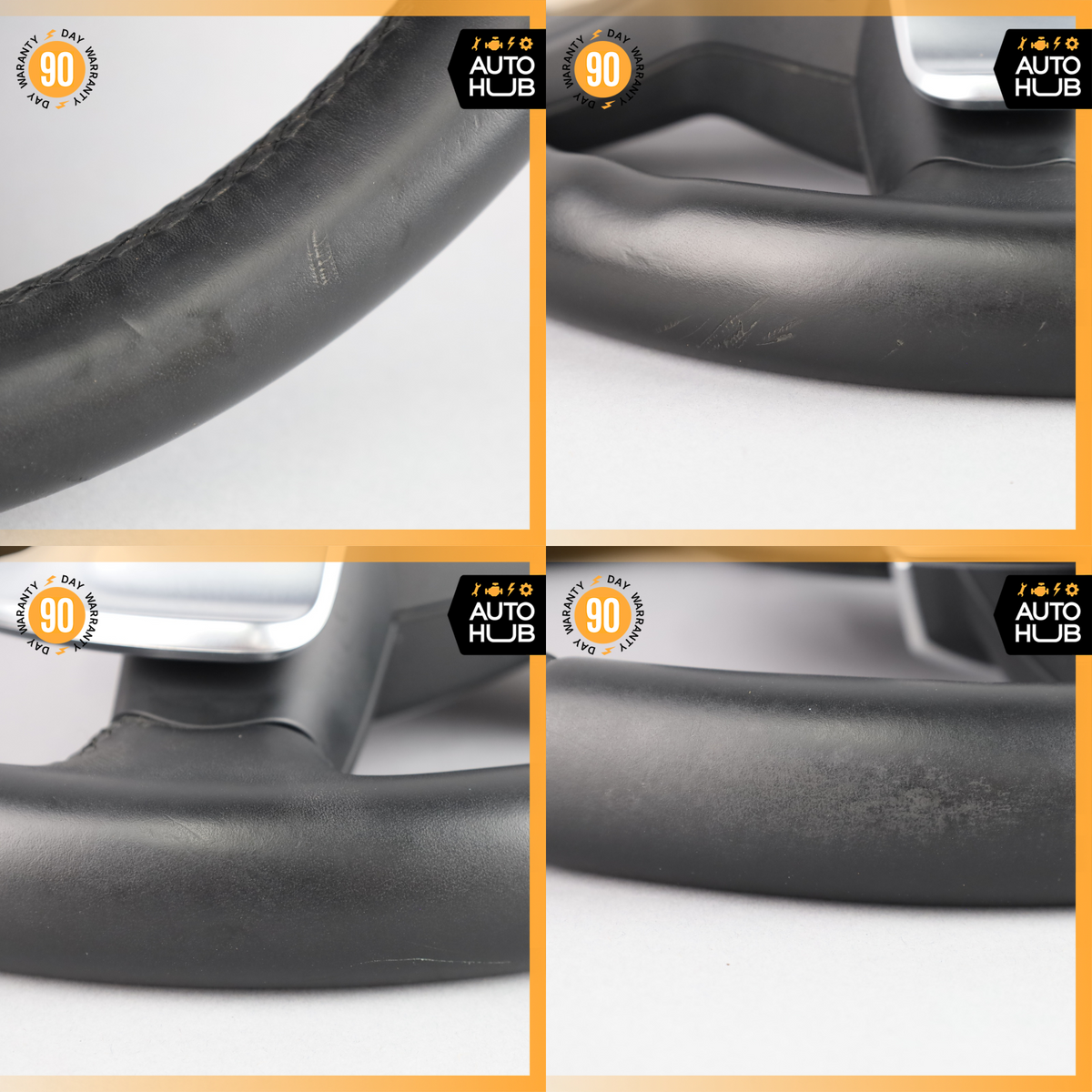 15-19 BMW F15 X5 X3 X6 M Sport Steering Wheel Leather Black OEM 69k - photo 18