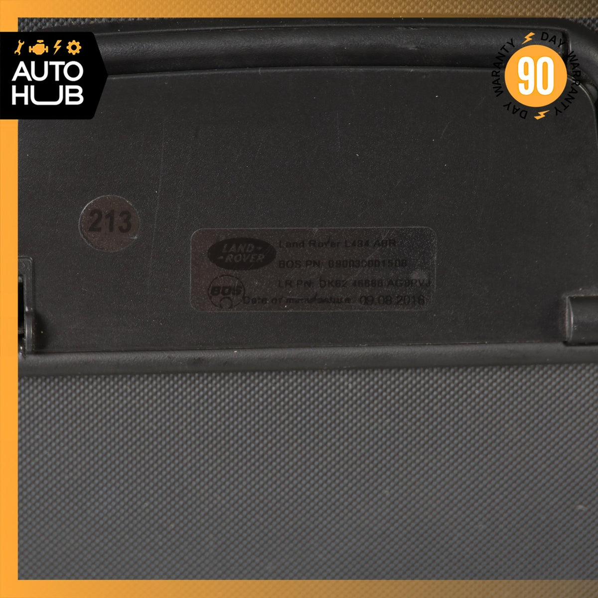 14-22 LR Range Rover Sport L494 Trunk Cargo Roller Parcel Shelf Panel Black OEM - photo 16