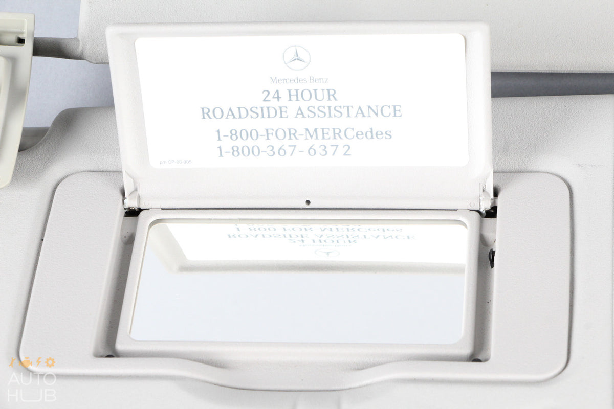 06-12 Mercedes X164 GL550 ML450 Left Driver Side Sun Visor Sunvisor Gray OEM - photo 8